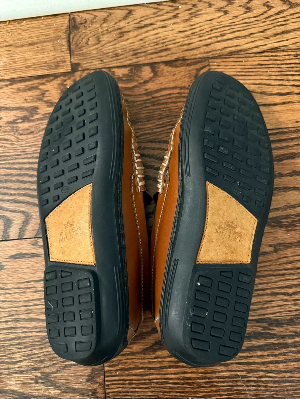 Peter Millar Leather Bit Loafers, size 9.5